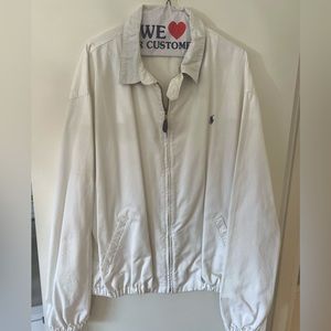 Ralph Lauren Polo white cotton jacket